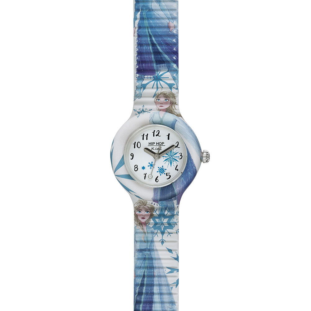 Hip­ Hop - Orologio Da Bambina In Silicone Stampato Frozen - Elsa